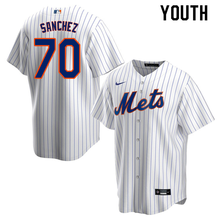 Nike Youth #70 Ali Sanchez New York Mets Baseball Jerseys Sale-White